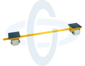 Regulowany wózek transportowy | 150x150x100mm | DOR 4T | Żółty | EN 1757 | Kółka nylonowe | SIALU4S